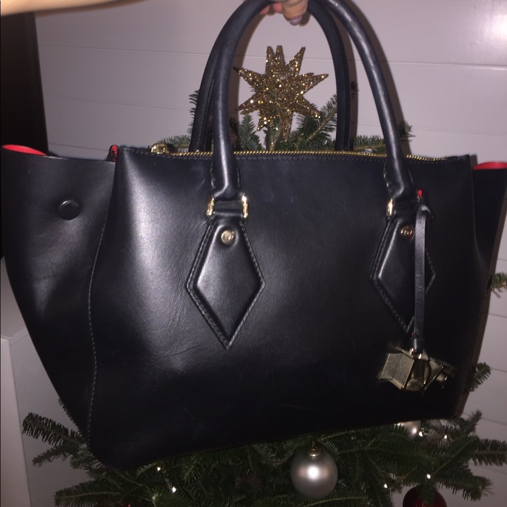 Voyage Double Zip Satchel Diane Von Furstenberg
